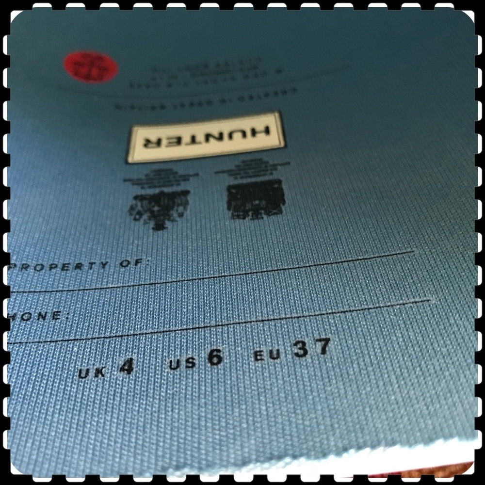 ❌SOLD❌Ombré blue Hunter short boots - Picture 6 of 6